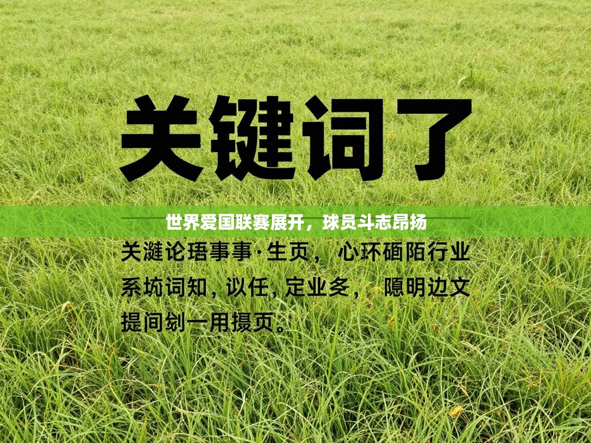 世界爱国联赛展开，球员斗志昂扬