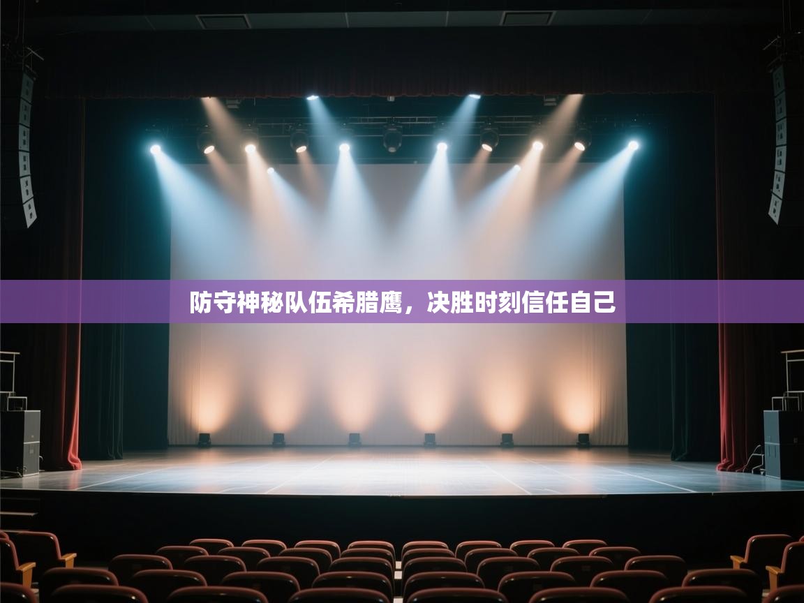 防守神秘队伍希腊鹰，决胜时刻信任自己