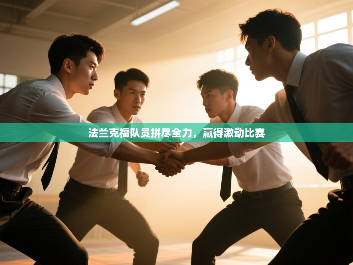 法兰克福队员拼尽全力，赢得激动比赛